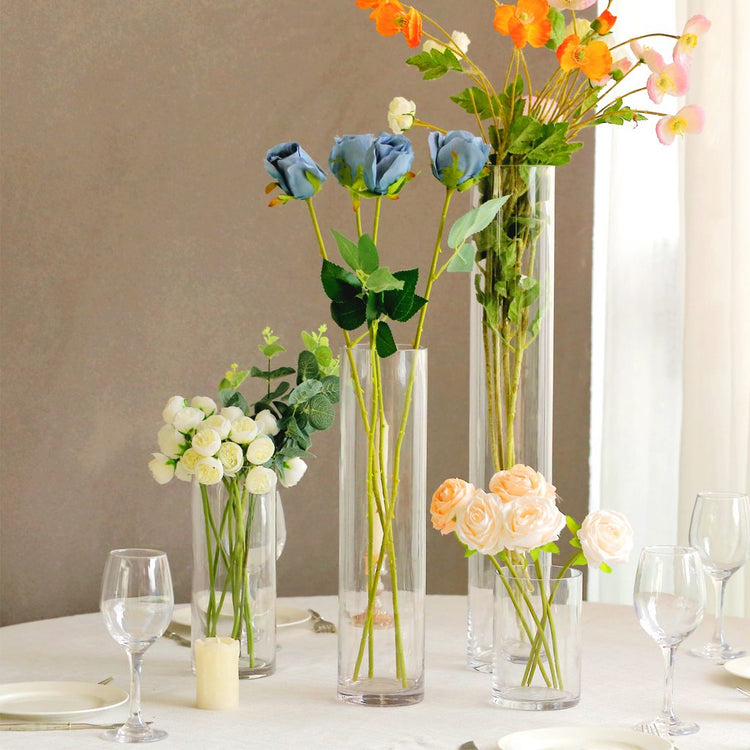 Cylinder Vase Centerpiece for Flower, Wedding, Decoration.