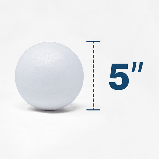 5 inch polystyrene foam ball