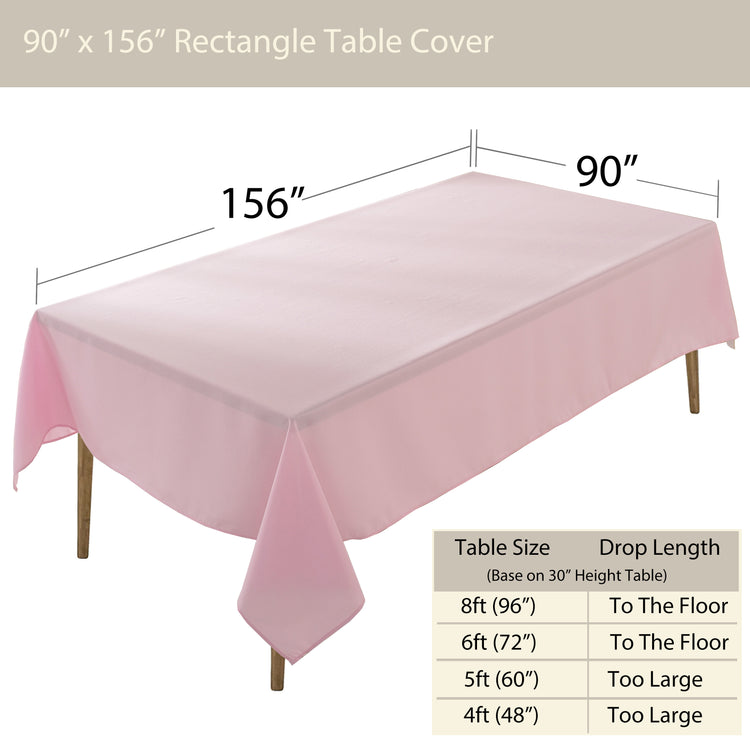 Premium Rectangle Polyester Table Cloth