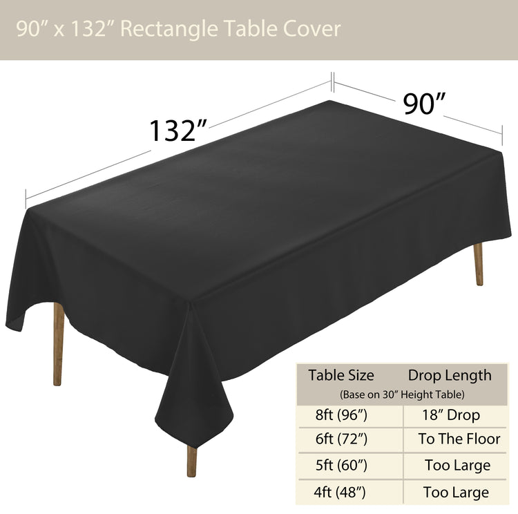 Premium Rectangle Polyester Table Cloth