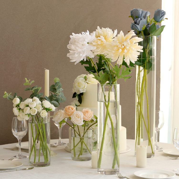 Cylinder Vase Centerpiece for Flower, Wedding, Decoration.