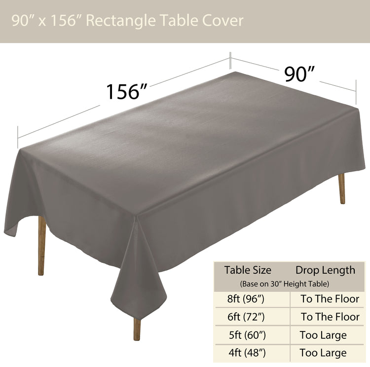 Premium Rectangle Polyester Table Cloth