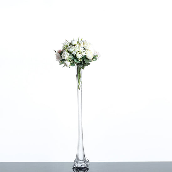 clear eiffel tower vase