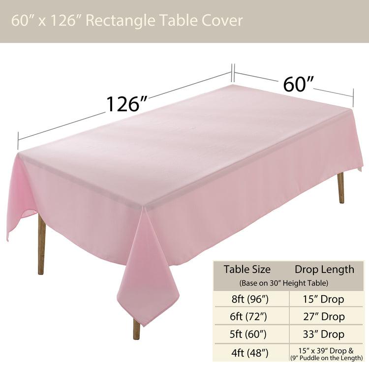 Premium Rectangle Polyester Table Cloth