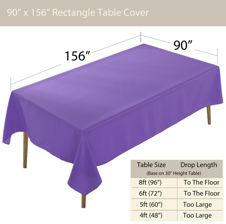 Premium Rectangle Polyester Table Cloth