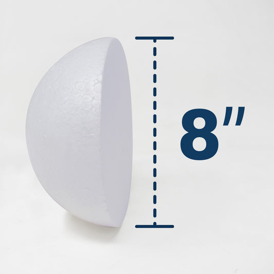 8 inch half foam ball