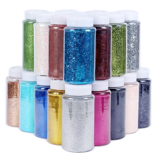 1 pound glitter bottles