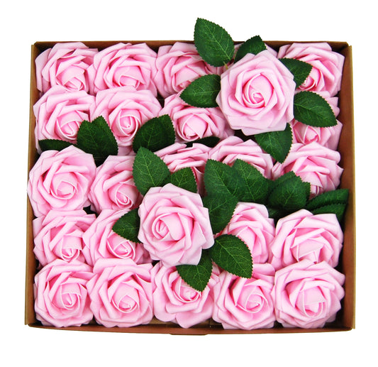 pink Artificial foam Rose Flower