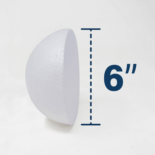 6 inch half foam ball