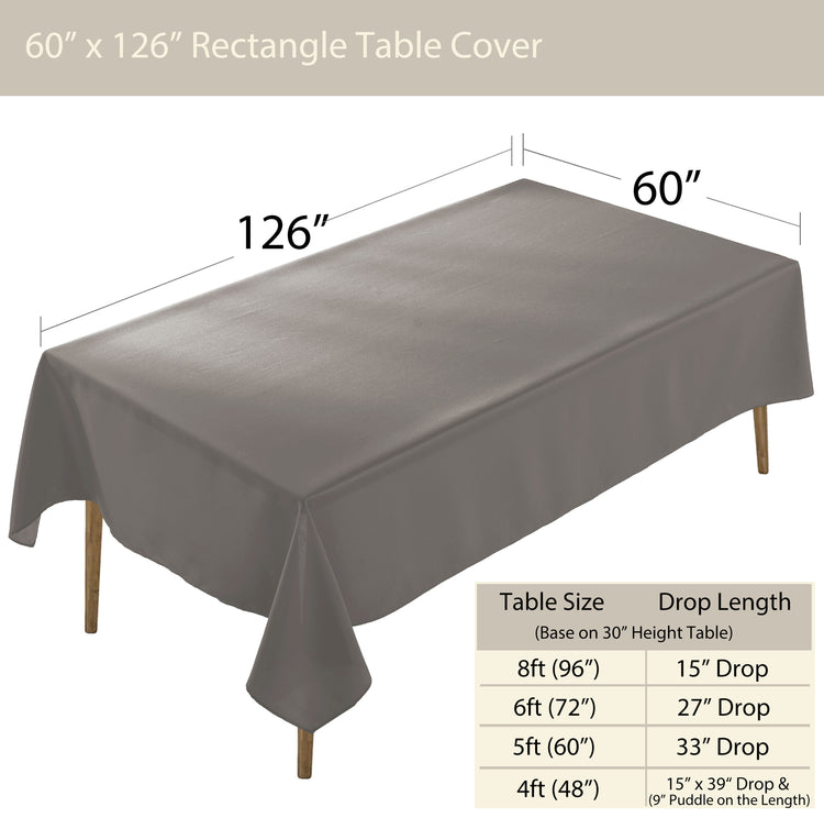 Premium Rectangle Polyester Table Cloth